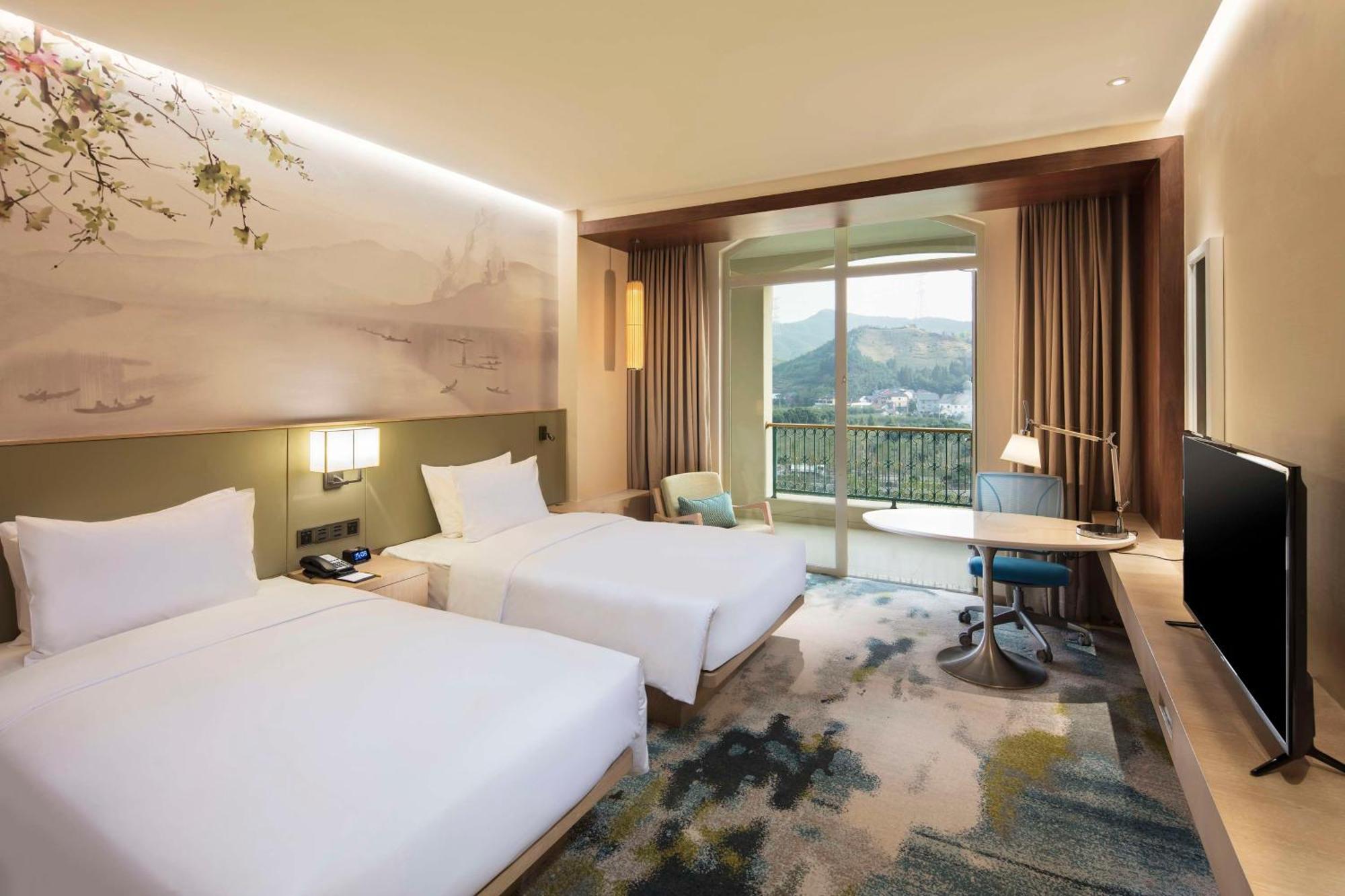 Hilton Garden Inn Hangzhou Lu'Niao อันจี๋ ภายนอก รูปภาพ