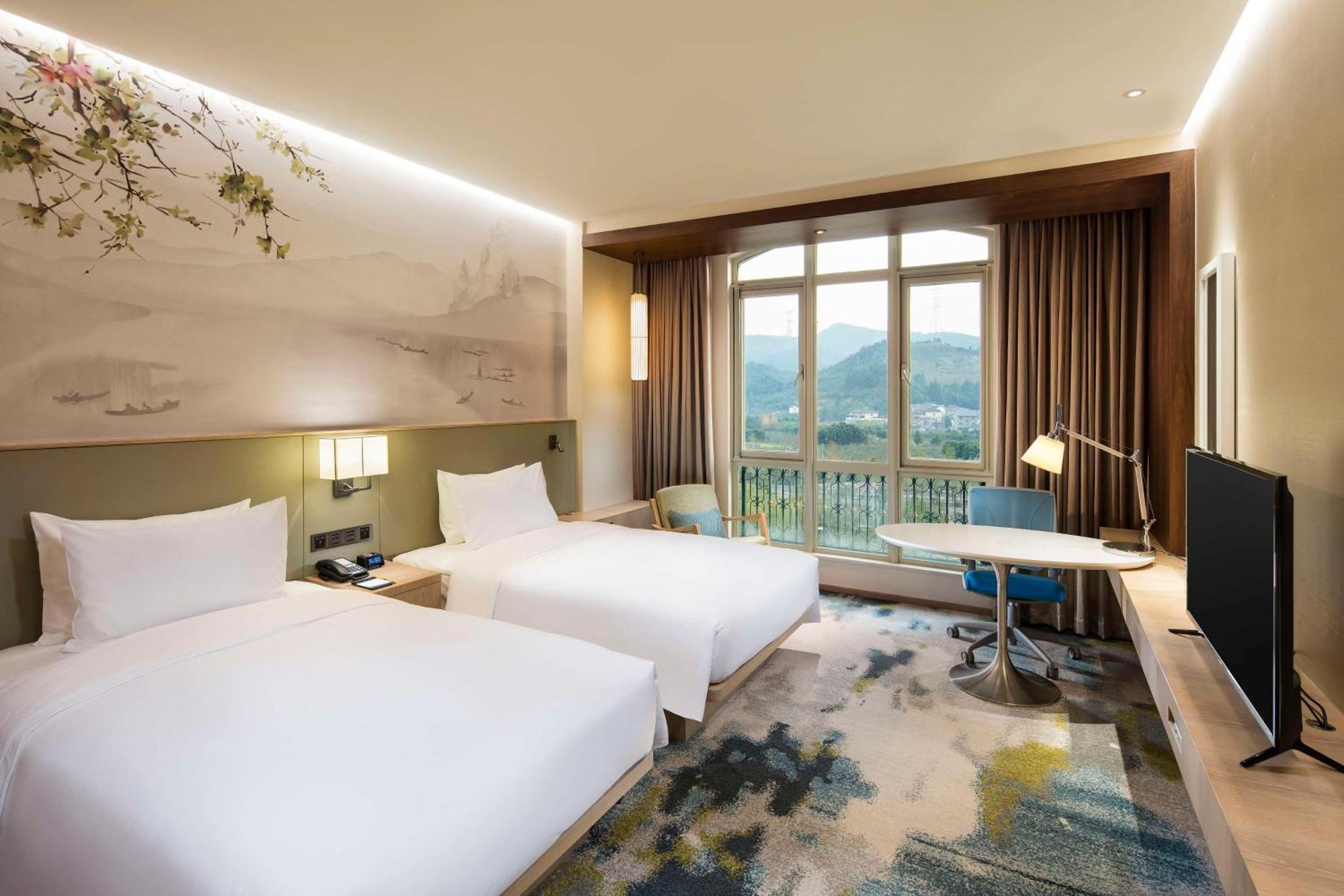 Hilton Garden Inn Hangzhou Lu'Niao อันจี๋ ภายนอก รูปภาพ