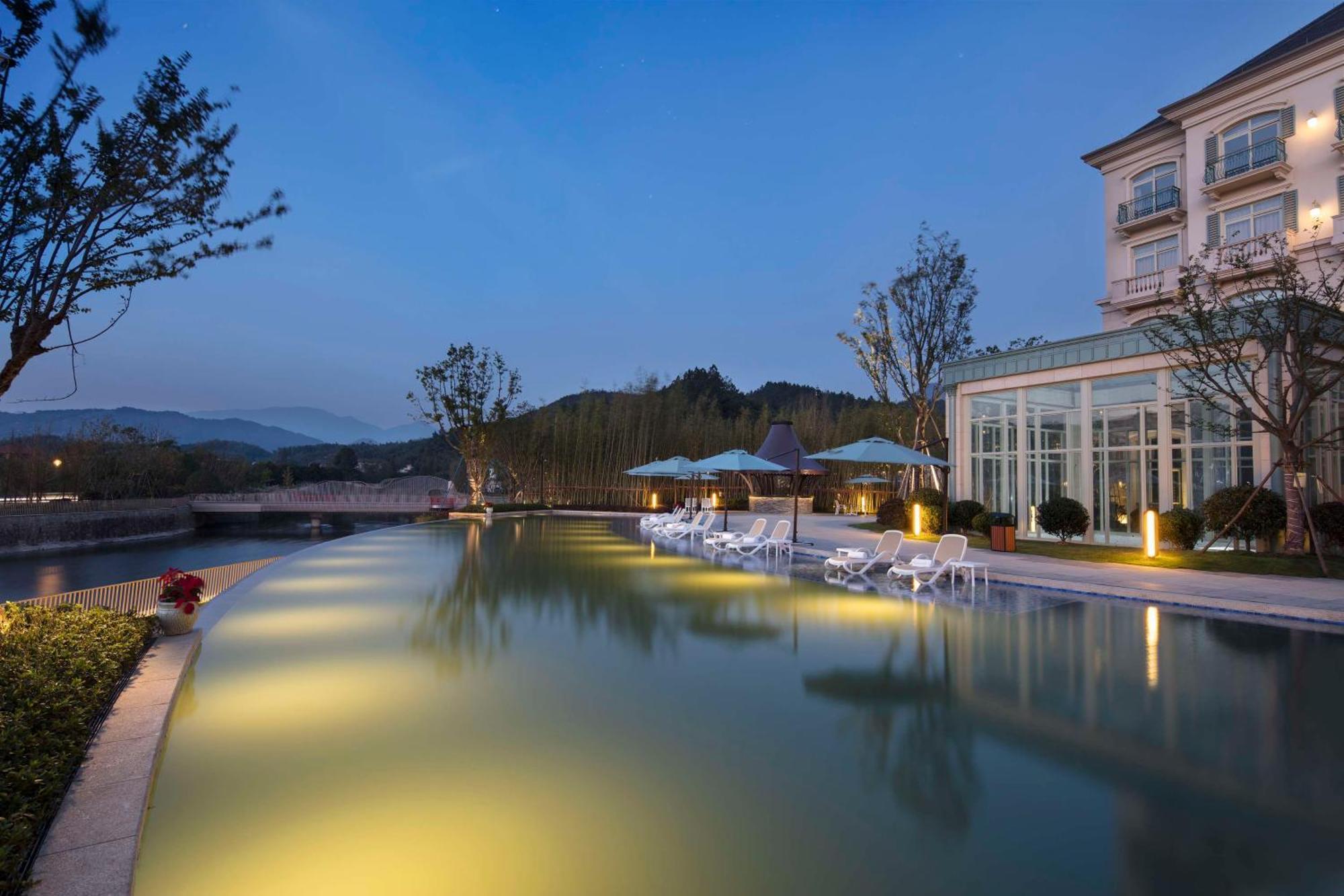 Hilton Garden Inn Hangzhou Lu'Niao อันจี๋ ภายนอก รูปภาพ