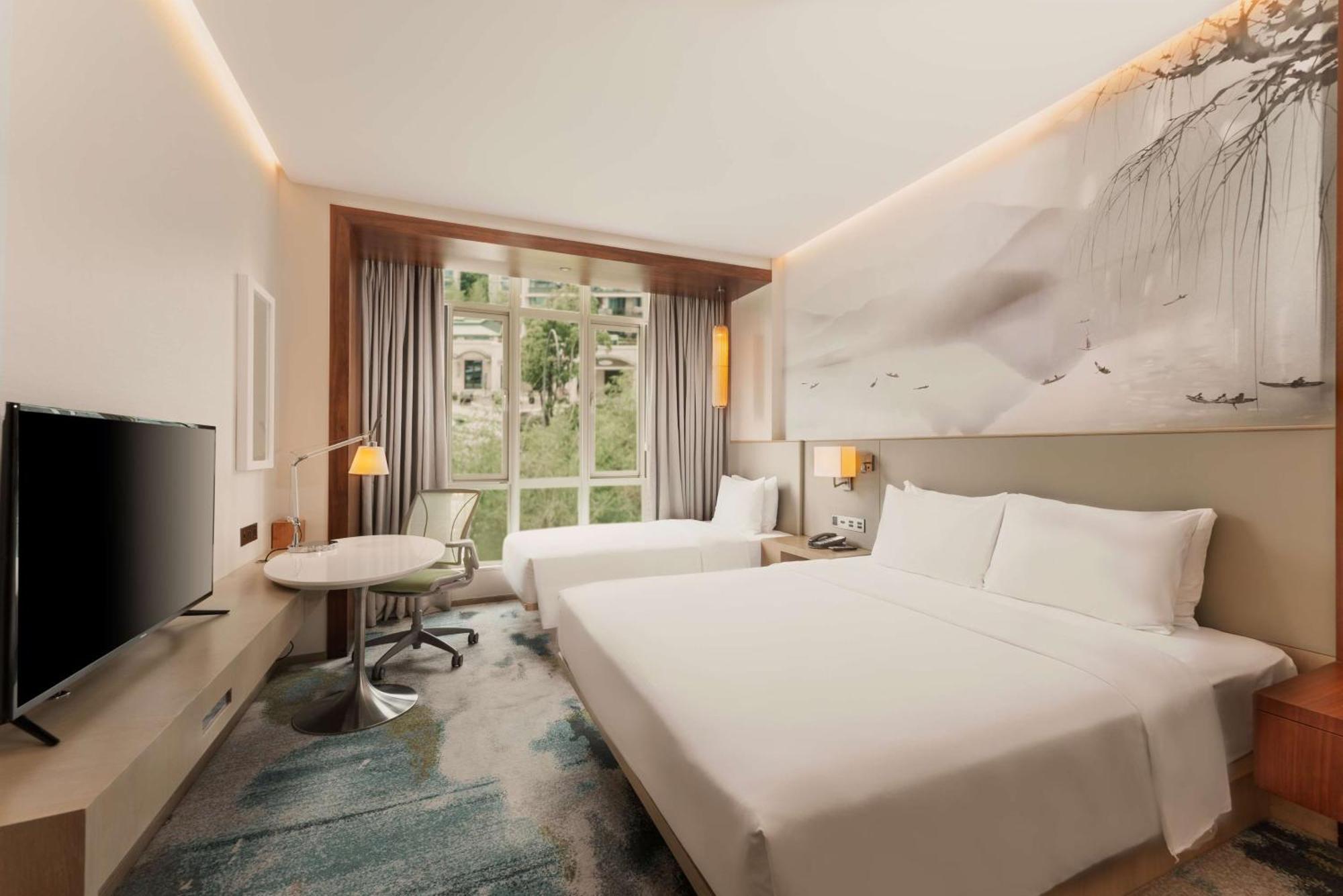 Hilton Garden Inn Hangzhou Lu'Niao อันจี๋ ภายนอก รูปภาพ